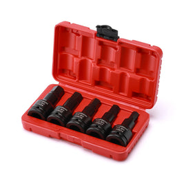 CASOMAN 3/4 Inch Drive Impact Hex Driver Set, 5-Pieces, Metric, 14mm, 17mm, 19mm, 22mm, 24mm, 3/4