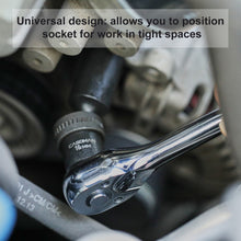Load image into Gallery viewer, CASOMAN 10 PCS 3/8" Drive Deep Universal Impact Socket Set, 6 Point, CR-MO, Metric,10-19mm, Swivel Socket