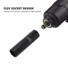 Load image into Gallery viewer, CASOMAN 11 Pieces 1/2-Inch Drive Deep Impact Socket Set, 6-Point, Metric, 10mm to 24mm