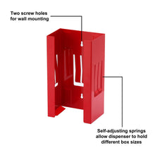Load image into Gallery viewer, CASOMAN Magnetic Glove/Tissue Dispenser, 8LBS Capacity, Black Glove Dispenser Wall Mount, Glove Holder for Wall Mount, Magnetic Glove Box Holder