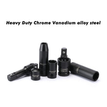 Load image into Gallery viewer, CASOMAN 1/2-inch 70 Pieces Impact Socket Master Set, SAE &amp; Metric from 5/16"-1-1/4",8-24mm, Ratched Hand, Extension Bar and Adapters