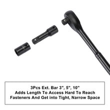Load image into Gallery viewer, CASOMAN 1/2-inch 70 Pieces Impact Socket Master Set, SAE &amp; Metric from 5/16"-1-1/4",8-24mm, Ratched Hand, Extension Bar and Adapters