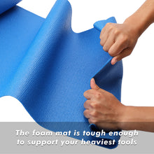 Load image into Gallery viewer, CASOMAN Professional Grade High Grip Tool Box Liner, Drawer Liner, and Shelf Liner, Blue,16inch(W)x 16feet(L),Adjustable Thick Cabinet Liners