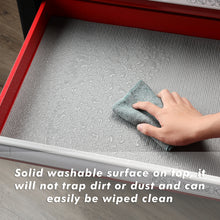Load image into Gallery viewer, CASOMAN Professional Tool Box,Easy Cut Non-Slip Foam Rubber Toolbox Drawer Liner Mat - Adjustable Thick Cabinet Liners,18inch (W) X 24feet (L)