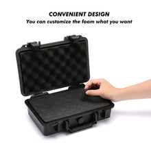 Load image into Gallery viewer, CASOMAN 11.5-Inch Water-proof &amp; Explosion-Proof Box, with Cush- Proof Sponge, IP67 Water Proof Grade, Customizable Foam