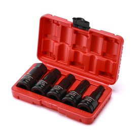 CASOMAN 3/4 Inch Drive Impact Hex Driver Set, 5-Pieces, SAE, 3/4