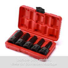 Load image into Gallery viewer, CASOMAN 3/4 Inch Drive Impact Hex Driver Set, 5-Pieces, SAE, 3/4", 7/8", 1", 1-1/8", 1-1/4", 3/4" Drive Master Impact Hex Bit Set, CR-MO, Impact Grade, One-Piece Construction