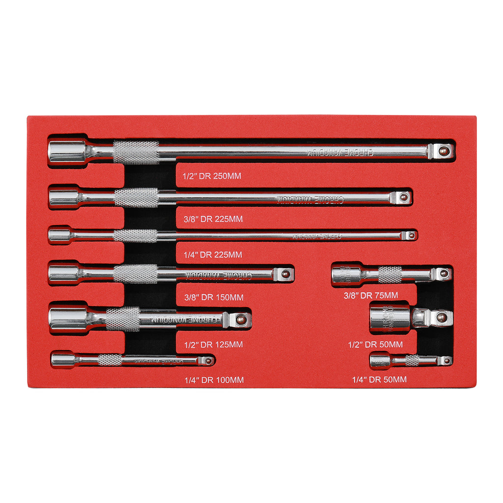 CASOMAN 9 Pieces Extension Bar Set, 1/4