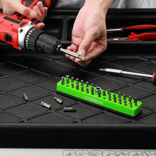 Load image into Gallery viewer, CASOMAN 1/4" Hex Bit Organizer with Magnetic Base